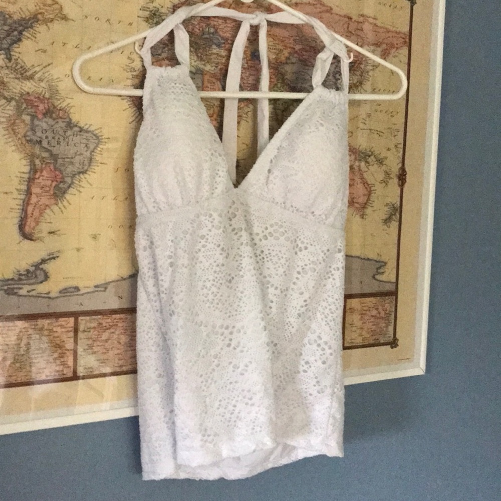 Crochet tankini top